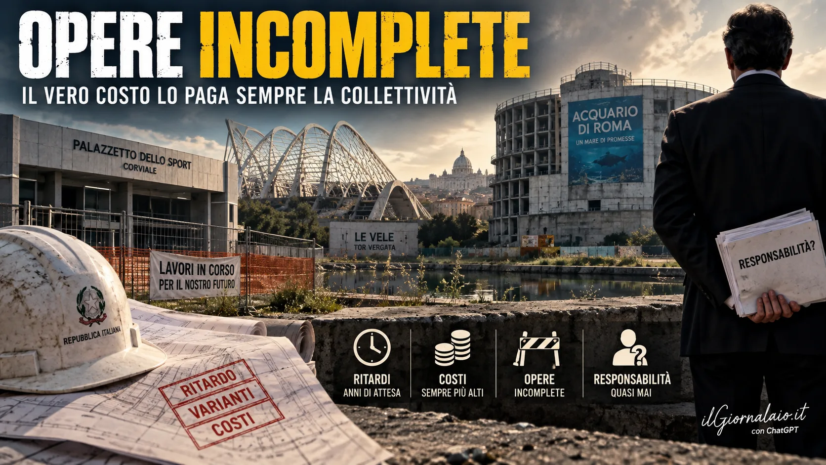 Corviale, un palazzetto ancora chiuso: il piccolo esempio di un grande problema italiano