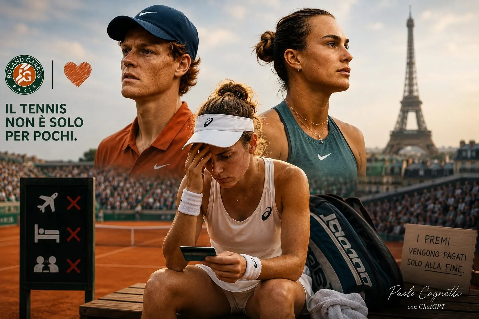 Dietro i milioni del tennis: perché la battaglia di Sinner e Sabalenka difende la sopravvivenza dei giocatori minori