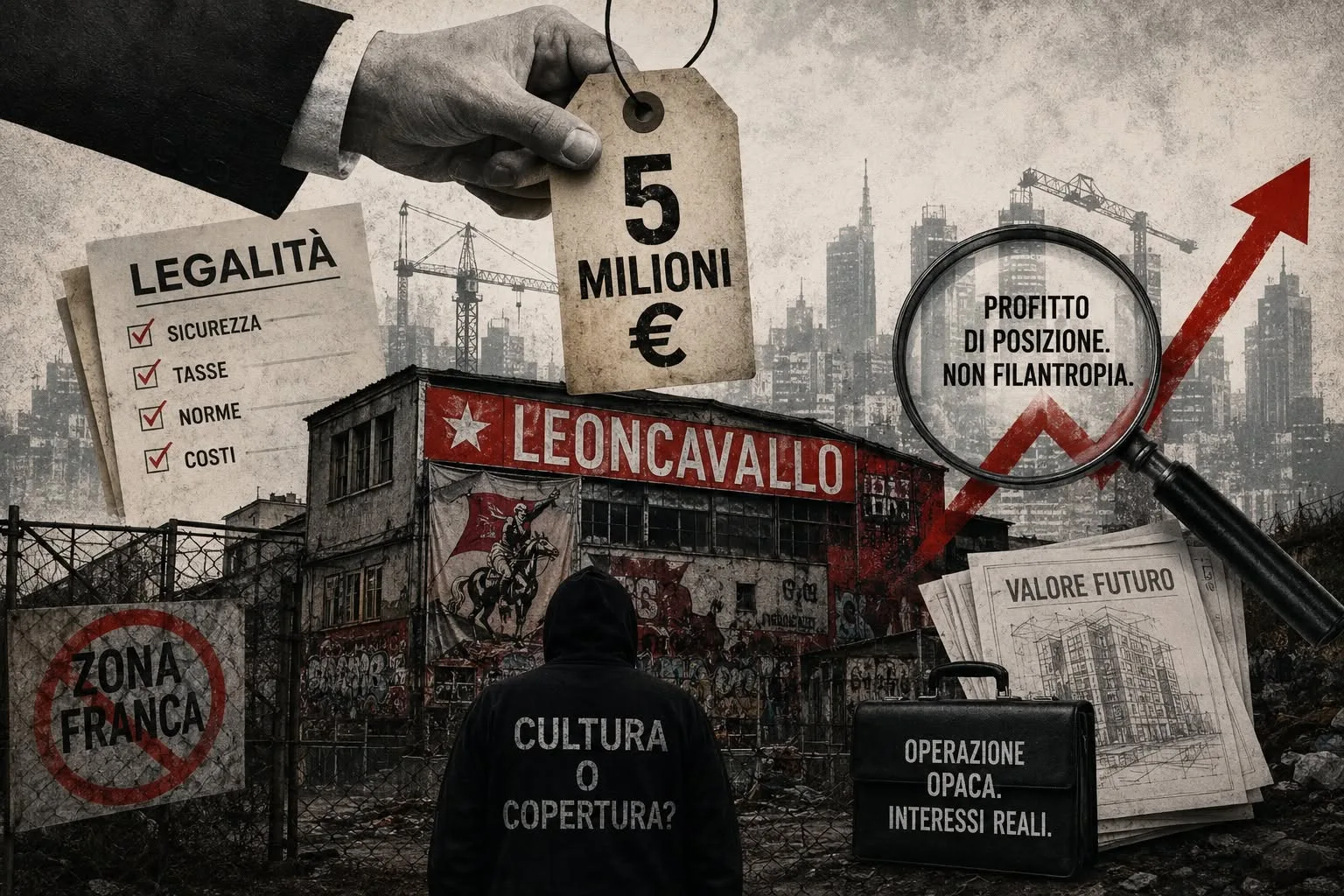 Il caso Leoncavallo e l'offerta da 5 milioni: mecenatismo culturale o cinica speculazione immobiliare?