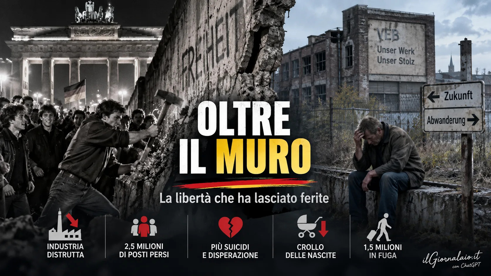L'altra faccia della caduta del Muro: la tragedia silenziosa dell’Est e la “nostalgia” odierna