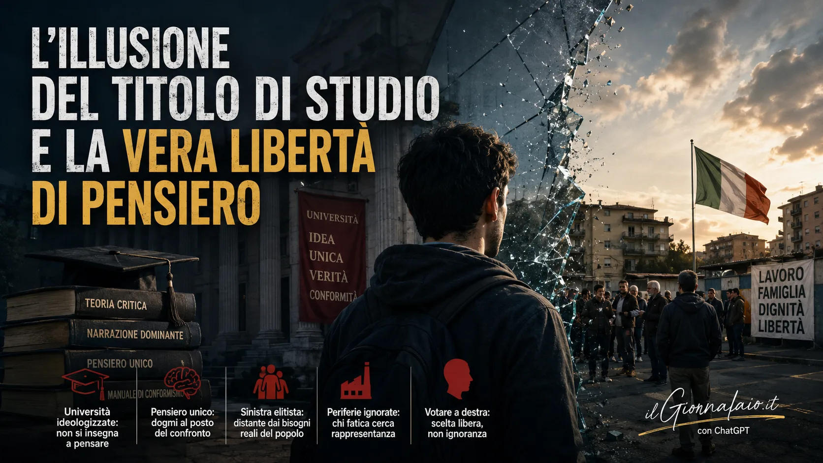 L'illusione del titolo di studio e la vera libertà di pensiero