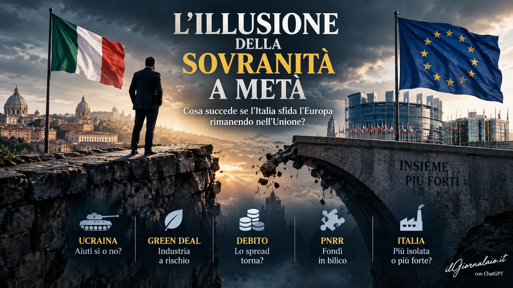 L’illusione della sovranità a metà: cosa succederebbe se l’Italia sfidasse l’Europa
