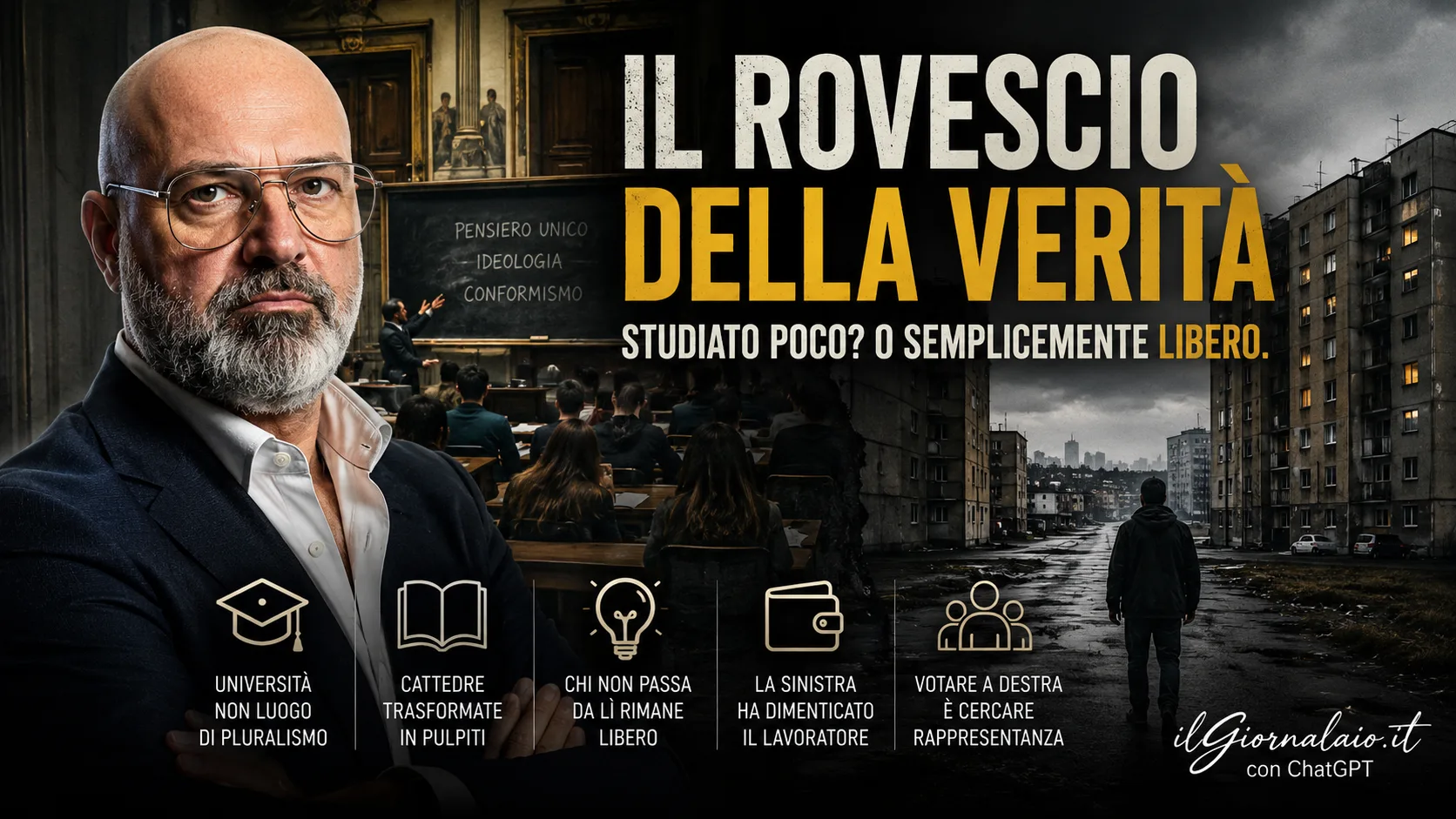 Studiato poco? o semplicemente libero?